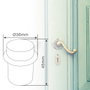 Hantums Tope de puertas Ø36x35mm mate cilíndrico