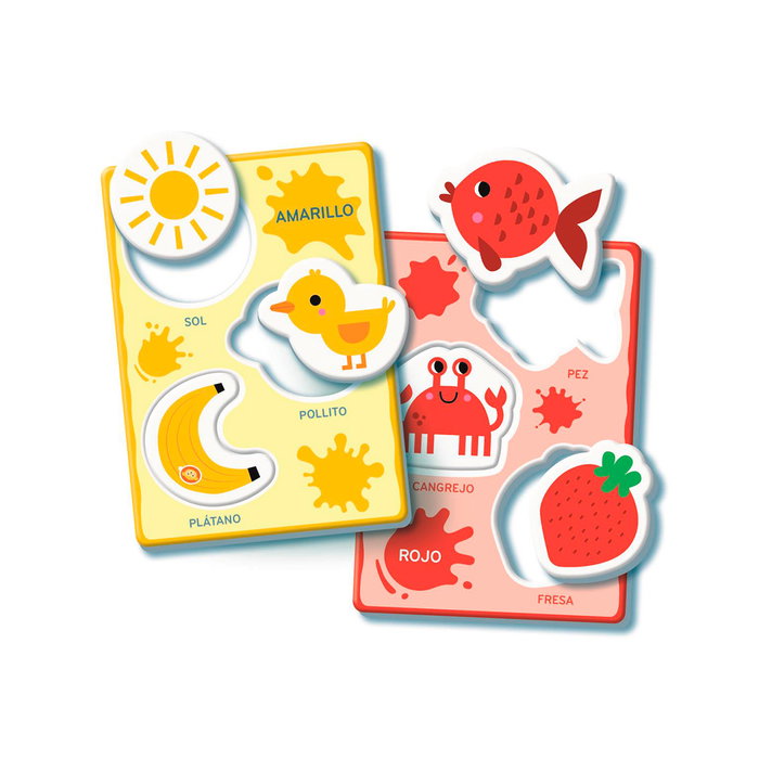 Clementoni Palabras Y Colores 55643 - Juego Educativo Montessori ...