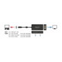 DeLOCK 63925 Adaptador USB Type-C a VGA, HDMI y DVI Negro