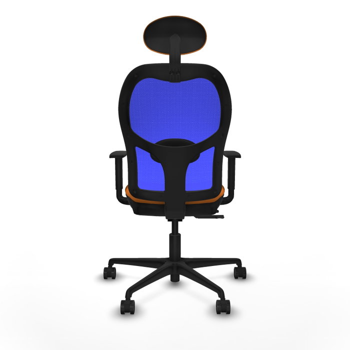 PIQUERAS Y CRESPO Silla de oficina Jorquera Naranja y Azul PIQUERAS Y CRESPO Silla de oficina Jorquera Naranja y Azul