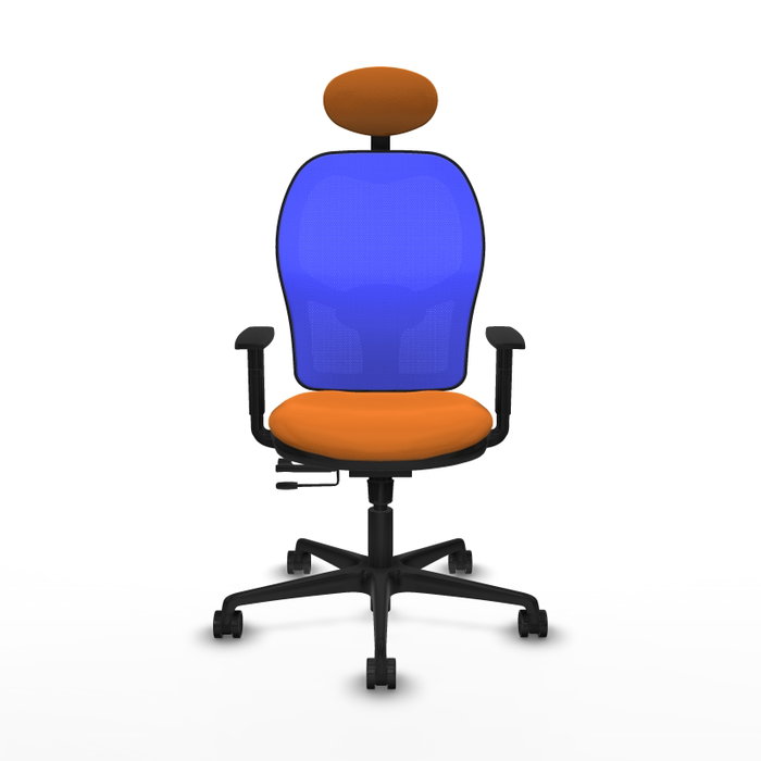 PIQUERAS Y CRESPO Silla de oficina Jorquera Naranja y Azul PIQUERAS Y CRESPO Silla de oficina Jorquera Naranja y Azul