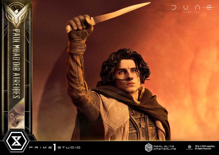 Dune: Part Two Estatua Real Elite Masterline Series 1/3 Paul Atreides Ultimate Bonus Version 90 cm