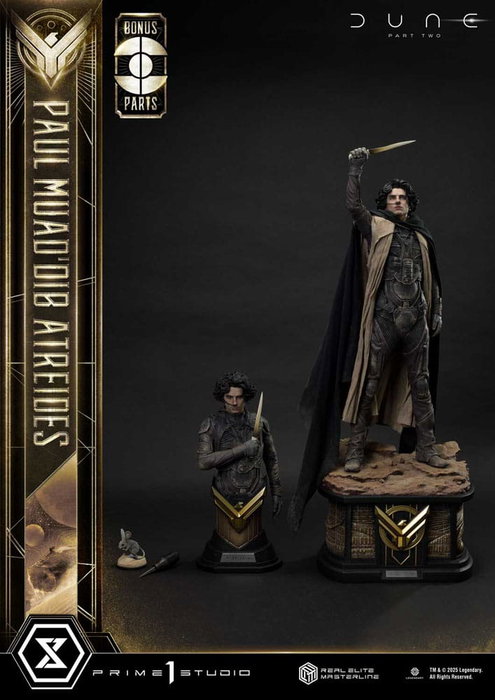 Dune: Part Two Estatua Real Elite Masterline Series 1/3 Paul Atreides Ultimate Bonus Version 90 cm