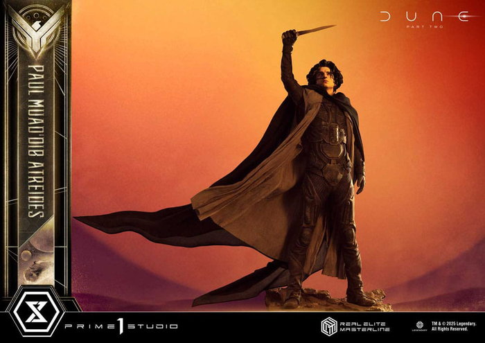 Dune: Part Two Estatua Real Elite Masterline Series 1/3 Paul Atreides Ultimate Bonus Version 90 cm