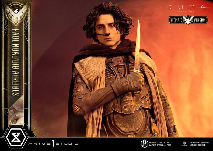 Dune: Part Two Estatua Real Elite Masterline Series 1/3 Paul Atreides Ultimate Bonus Version 90 cm