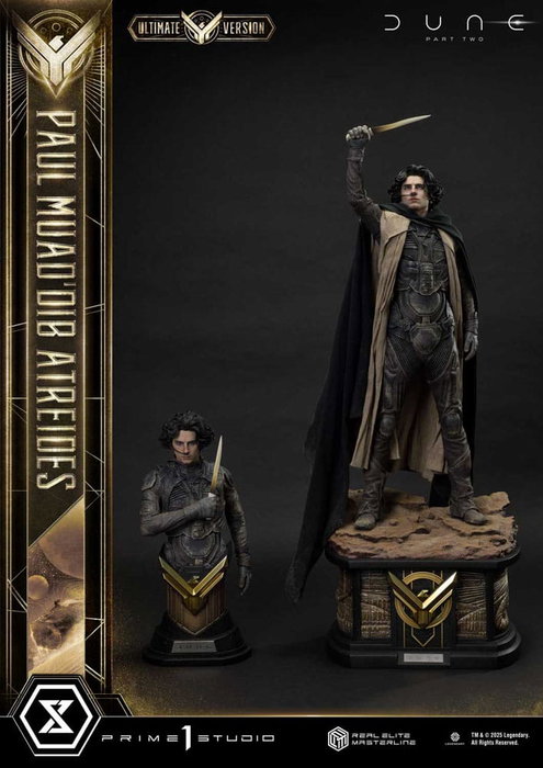 Dune: Part Two Estatua Real Elite Masterline Series 1/3 Paul Atreides Ultimate Bonus Version 90 cm