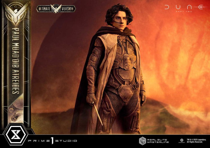 Dune: Part Two Estatua Real Elite Masterline Series 1/3 Paul Atreides Ultimate Bonus Version 90 cm