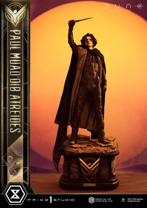 Dune: Part Two Estatua Real Elite Masterline Series 1/3 Paul Atreides Ultimate Bonus Version 90 cm