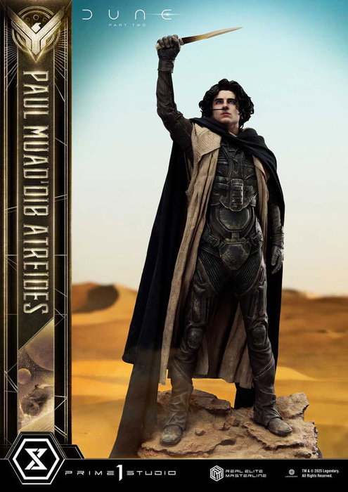 Dune: Part Two Estatua Real Elite Masterline Series 1/3 Paul Atreides Ultimate Bonus Version 90 cm