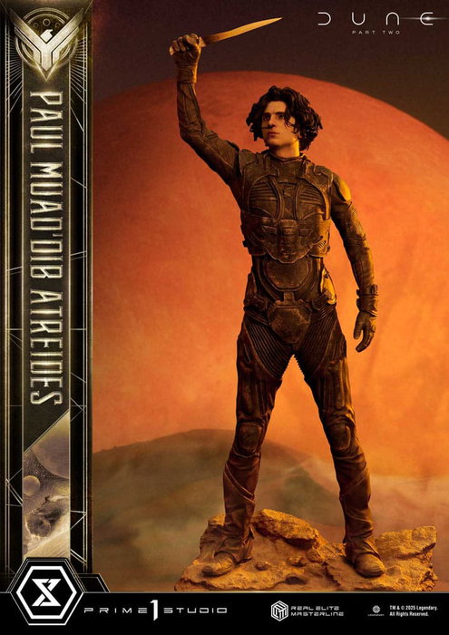 Dune: Part Two Estatua Real Elite Masterline Series 1/3 Paul Atreides Ultimate Bonus Version 90 cm
