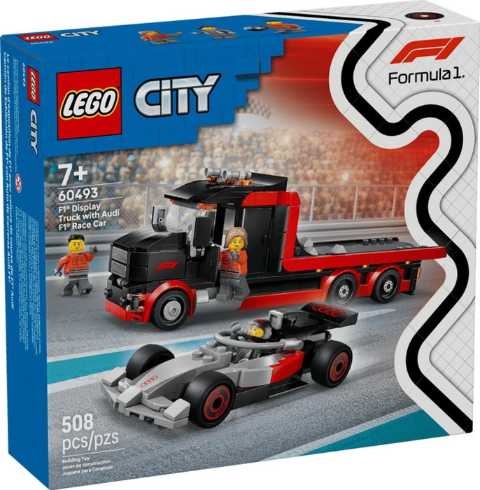 LEGO City Camión de Exposición de F1 con Coche Audi F1