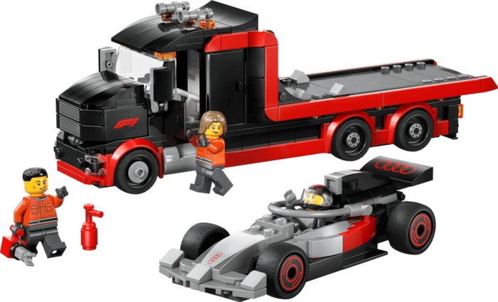 LEGO City Camión de Exposición de F1 con Coche Audi F1
