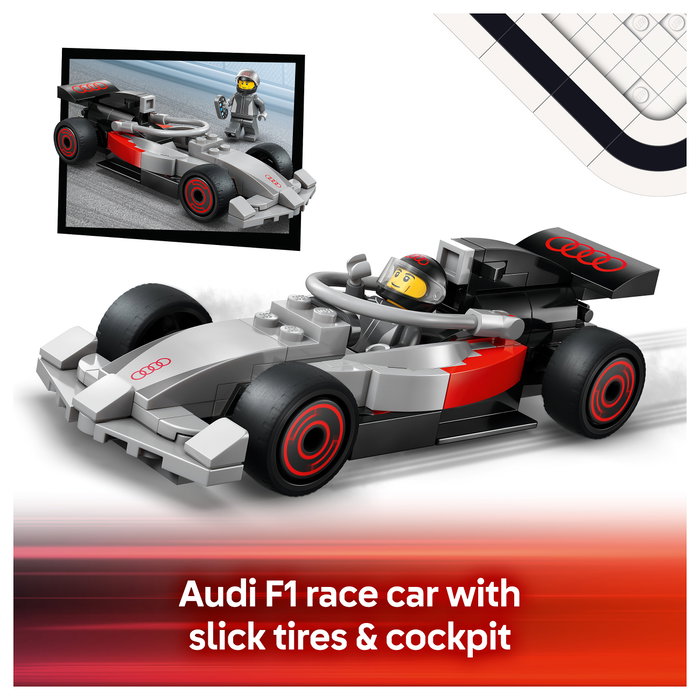 LEGO City Camión de Exposición de F1 con Coche Audi F1