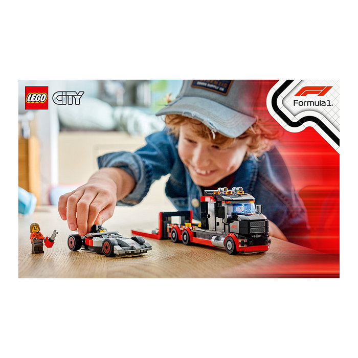 LEGO City Camión de Exposición de F1 con Coche Audi F1