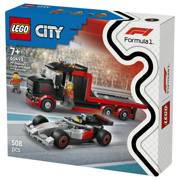 LEGO City Camión de Exposición de F1 con Coche Audi F1