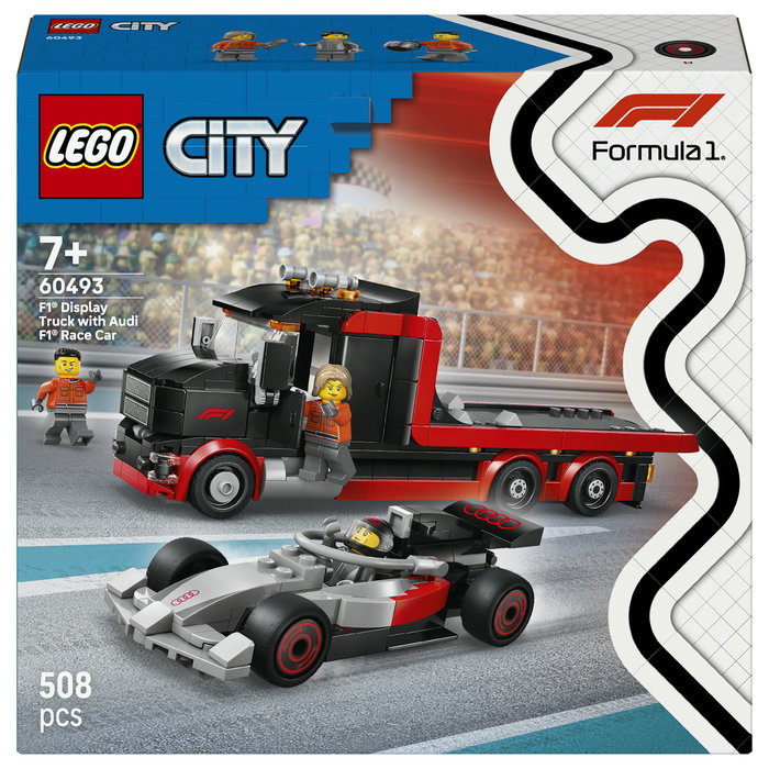 LEGO City Camión de Exposición de F1 con Coche Audi F1