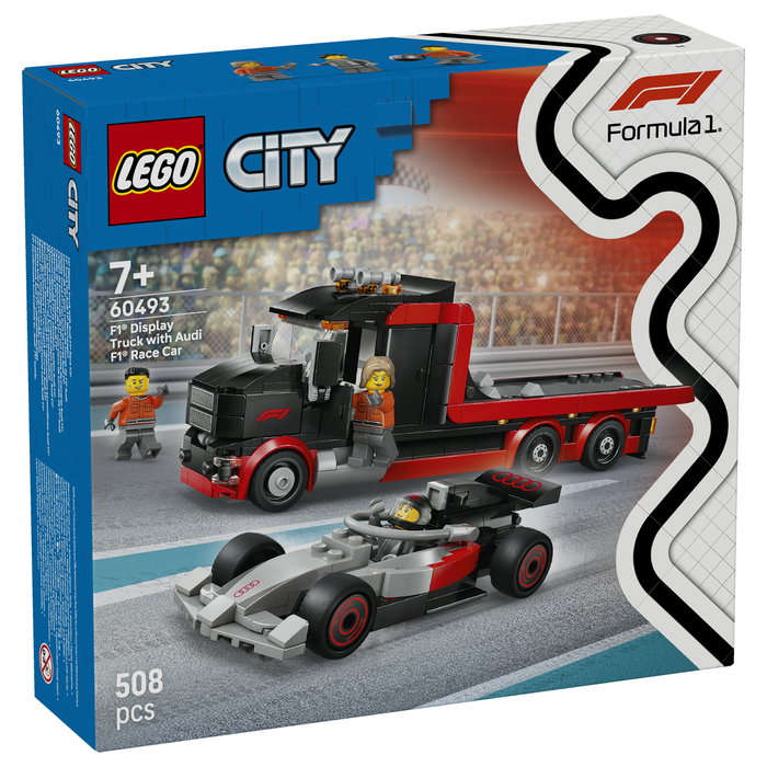 LEGO City Camión de Exposición de F1 con Coche Audi F1
