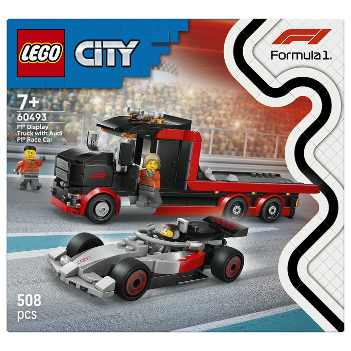 LEGO City Camión de Exposición de F1 con Coche Audi F1