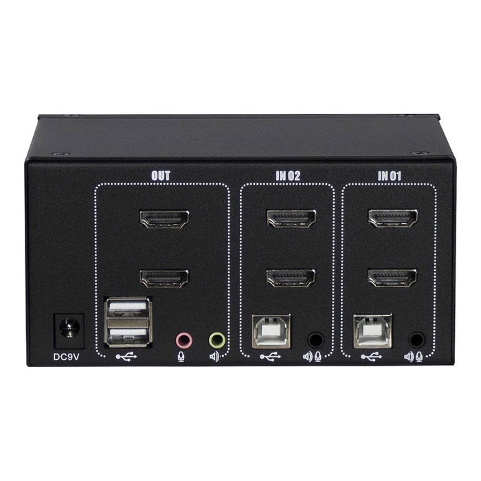 Inter-Tech KVM Switch AS-22HA HDMI