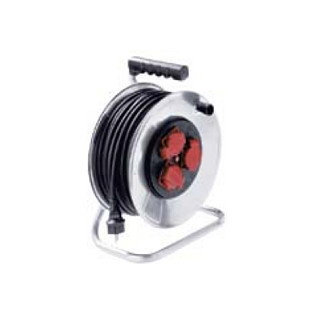 Bachmann Stahlblechkabeltrommel Carrete de cable de acero 3-f. 40m H07RN-F 3G1,5mm IP44 Bachmann Stahlblechkabeltrommel Carrete de cable de acero 3-f. 40m H07RN-F 3G1,5mm IP44
