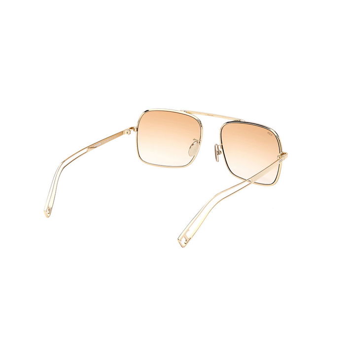 Tod'S Gafas de Sol TO0345 30F Unisex, Cuadradas Metal Dorado, Cristal Marrón Degradado, 140 mm Tod'S Gafas de Sol TO0345 30F Unisex, Cuadradas Metal Dorado, Cristal Marrón Degradado, 140 mm
