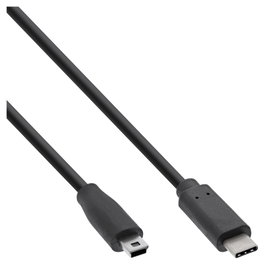 InLine Cable USB 2.0 Tipo C a Mini-B 5 pines Negro 2m