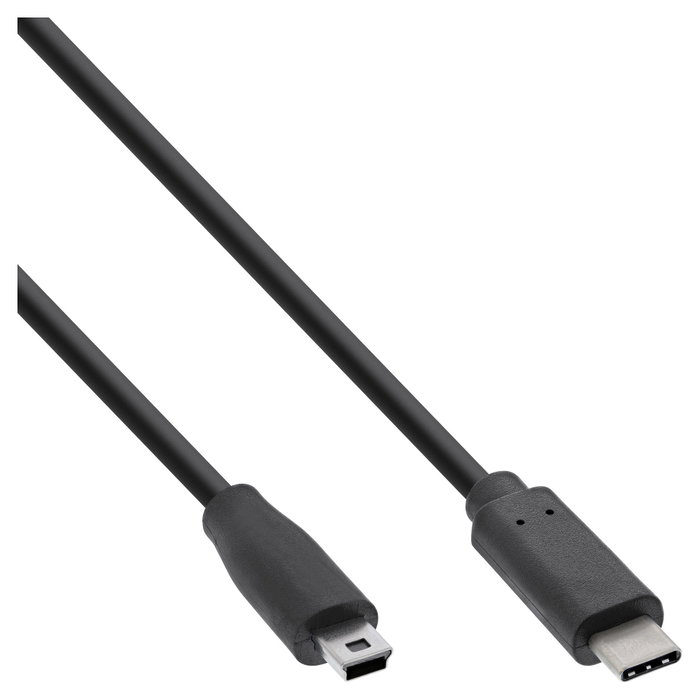 InLine Cable USB C a Mini-USB B 35752 Negro 2m InLine Cable USB C a Mini-USB B 35752 Negro 2m