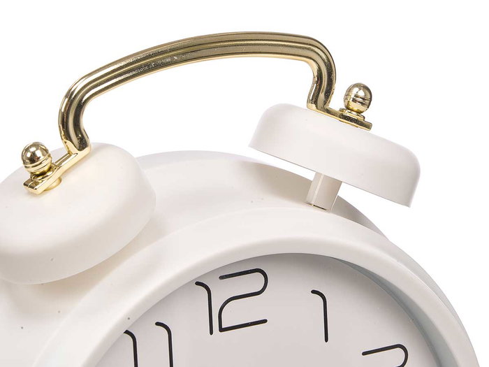 GIFTDECOR Reloj Clásico Blanco 24cm