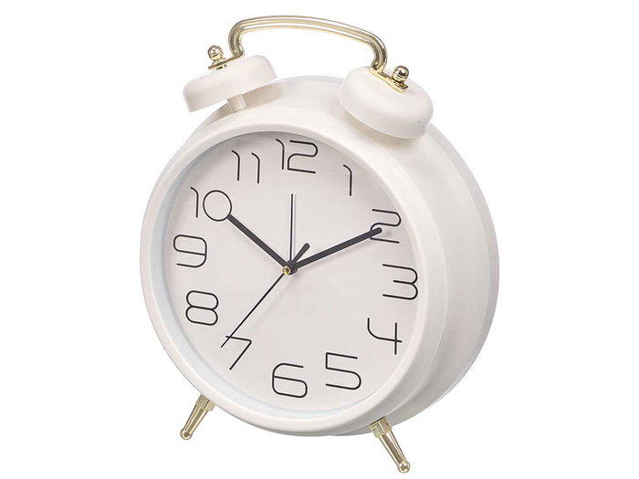 GIFTDECOR Reloj Clásico Blanco 24cm