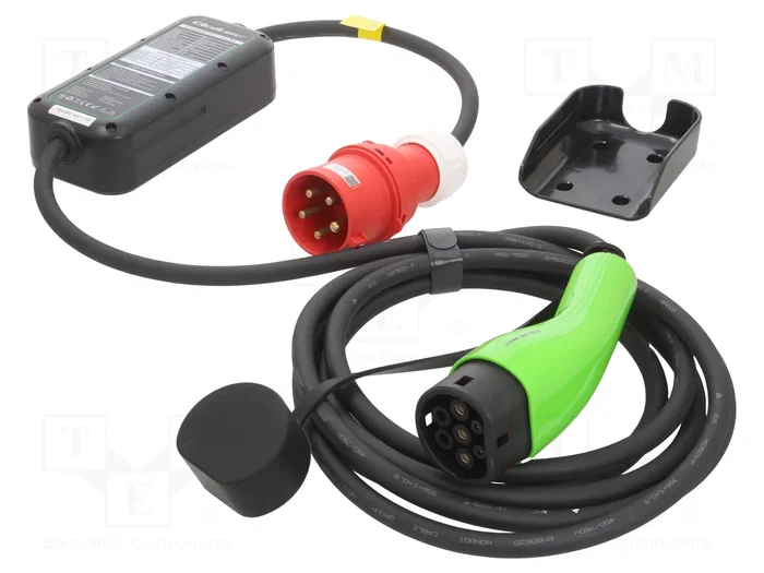 Qoltec Cargador móvil para vehículos eléctricos EV 2 en 1 Tipo 2 7kW 230V CEE 5 PIN Qoltec Cargador móvil para vehículos eléctricos EV 2 en 1 Tipo 2 7kW 230V CEE 5 PIN