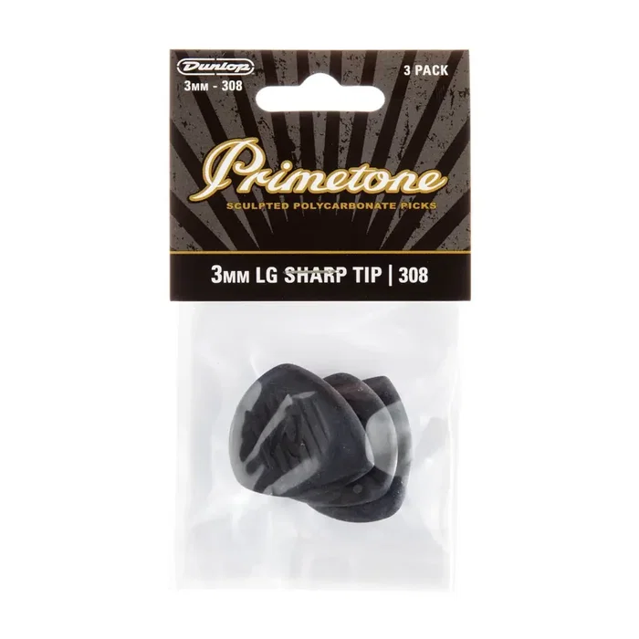 Dunlop Primetone Classic Large Sharp Tip 3,0 mm (pack de 3)