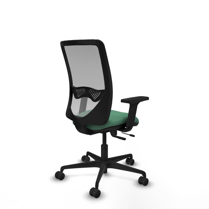 PIQUERAS Y CRESPO Silla de oficina Zulema Verde esmeralda y Gris PIQUERAS Y CRESPO Silla de oficina Zulema Verde esmeralda y Gris