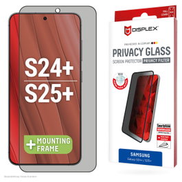 Displex Privacy Full Cover Panzerglas (10H) para Samsung Galaxy S24+/S25+