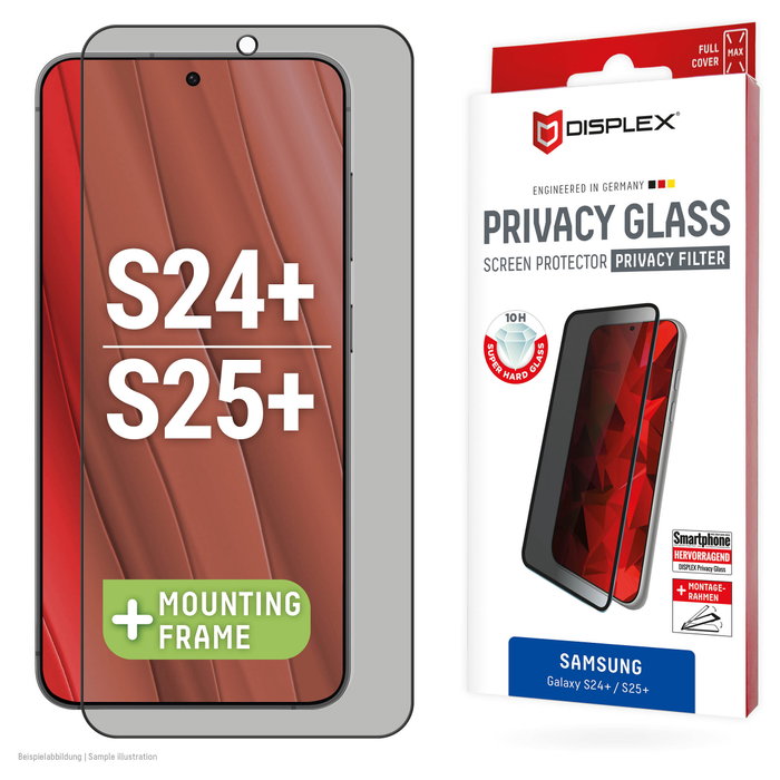 Displex Privacy Full Cover Panzerglas (10H) para Samsung Galaxy S24+/S25+ Displex Privacy Full Cover Panzerglas (10H) para Samsung Galaxy S24+/S25+