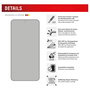 Displex Privacy Full Cover Panzerglas (10H) para Samsung Galaxy S24+/S25+
