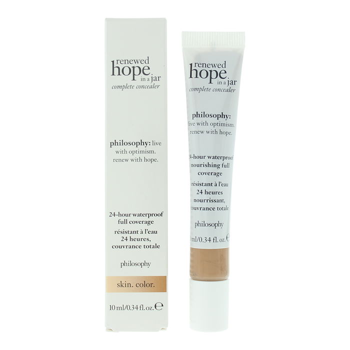 Renewed Hope In A Jar, Impermeable, Cobertura completa, Corrector líquido, 6,5, Bronceado, 10 ml Renewed Hope In A Jar, Impermeable, Cobertura completa, Corrector líquido, 6,5, Bronceado, 10 ml