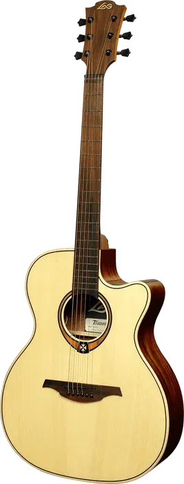 LAG Guitarra Acústica Auditorium Cutaway A/E Tramontane 88 Lag Tapa Abeto Engelmann Macizo Electrónica Stage LAG