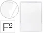 Q-connect Carpeta dossier uñero plastico folio 180 micras transparente