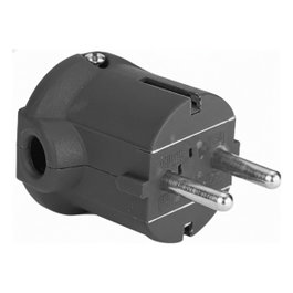 Bachmann Conector de Protección Negro Ángulo Resistente a la Rotura IP 20