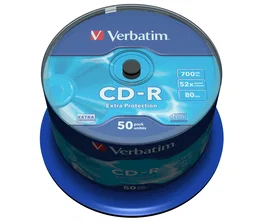 Verbatim CD-R Data Life 700 MB 52x Extra Protection (50 unidades)