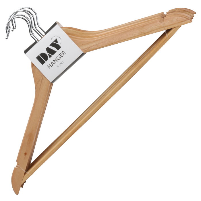 Day Juego de 5 Perchas de Madera