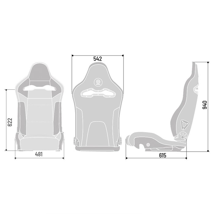 Sparco SP-R Negro Sparco SP-R Negro