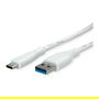 VALUE 11.99.9035 Cable USB 3.2 Gen 1 Tipo A a C, 2 m, 5 Gbit/s, Blanco
