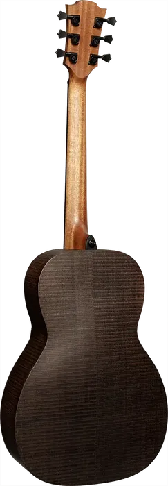 LAG Guitarra Acústica Parlor A/E Sauvage Natural Satinado Electroacústica Folk Tapa Sólida Brankowood Electrónica Stage-Lâg