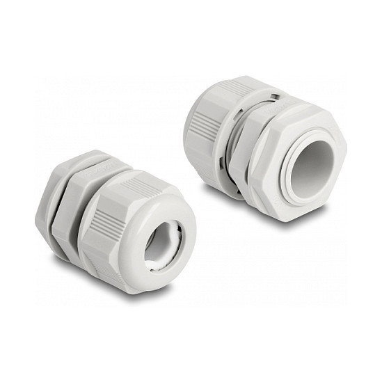 DeLOCK Prensaestopas EX M20 Gris, 2 unidades DeLOCK Prensaestopas EX M20 Gris, 2 unidades