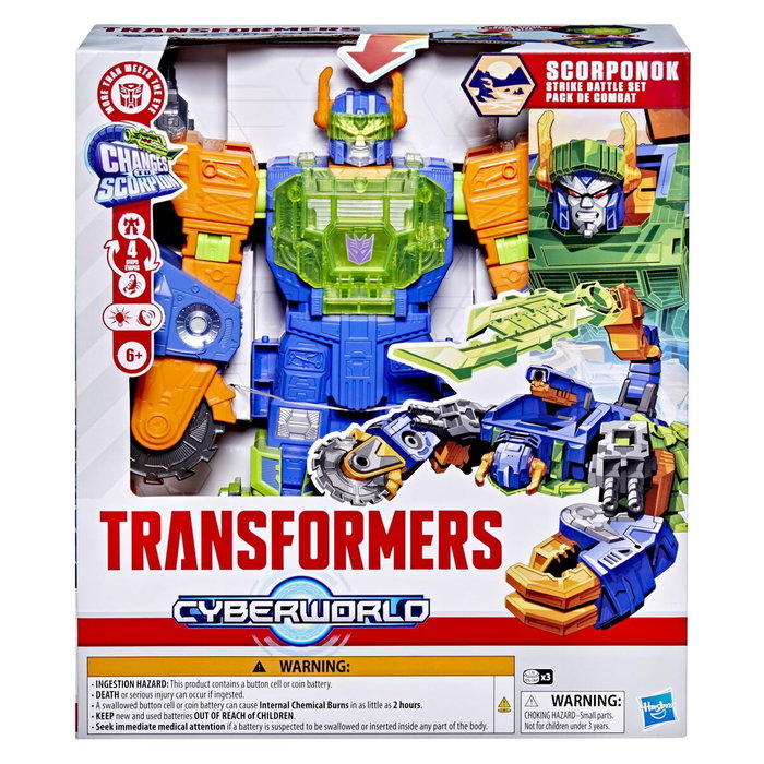 Hasbro Transformers Scorponok Battle Pack, figura convertible de 51 cm, Transformers CYBERWORLD Hasbro Transformers Scorponok Battle Pack, figura convertible de 51 cm, Transformers CYBERWORLD