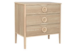 DKD Home Decor Cómoda Romántico 78 x 40 x 80 cm con 3 Cajones