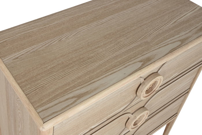 DKD Home Decor Cómoda Romántico 78 x 40 x 80 cm con 3 Cajones