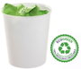 Archivo 2000 Papelera Ecogreen 18 Litros Blanco Pastel