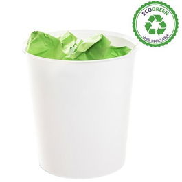 Archivo 2000 Papelera 2000 Ecogreen 18 Litros 240x310 mm Reciclado Blanco Pastel